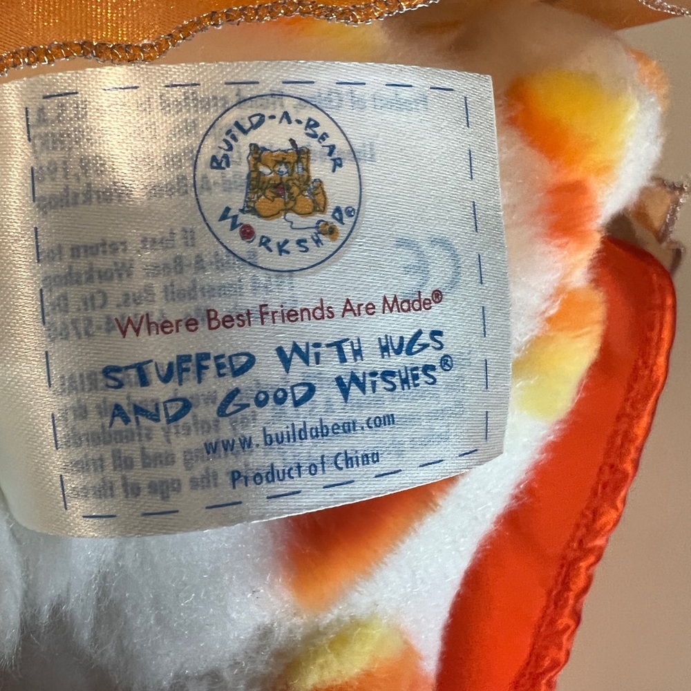 Build a Bear Candy Corn Teddy - Picture 8 of 9